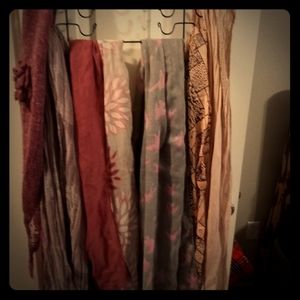 6 fashion scarfs